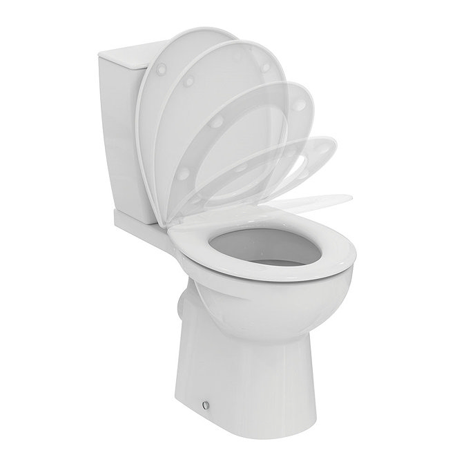 Ideal Standard Eurovit+ Close Coupled Toilet + Soft Close Seat  Profile Large Image