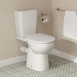 Ideal Standard Eurovit+ Close Coupled Toilet + Soft Close Seat Medium Image