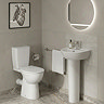 Ideal Standard Eurovit+ Comfort Height Close Coupled Toilet with Soft Close Seat