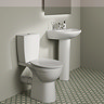 Ideal Standard Eurovit+ Comfort Height Close Coupled Toilet + Soft Close Seat