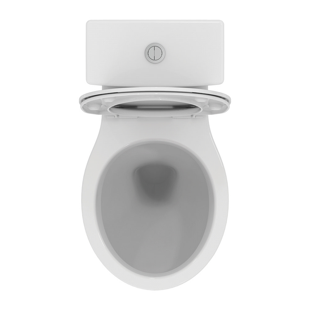 Ideal Standard Eurovit+ Close Coupled Toilet With Soft Close Seat at ...