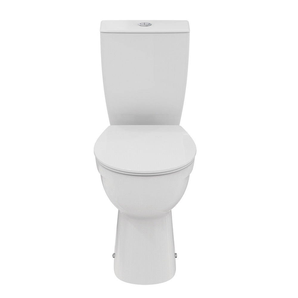 Ideal Standard Eurovit+ Comfort Height Close Coupled Toilet + Soft ...