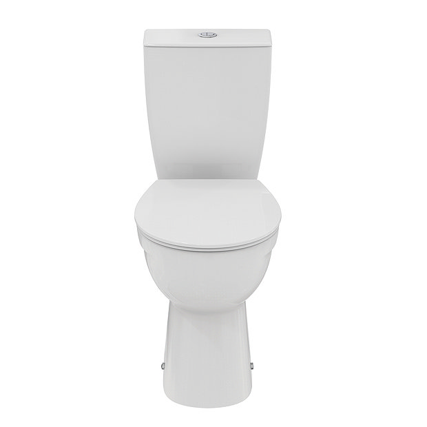 Ideal Standard Eurovit+ Comfort Height Close Coupled Toilet + Soft Close Seat
