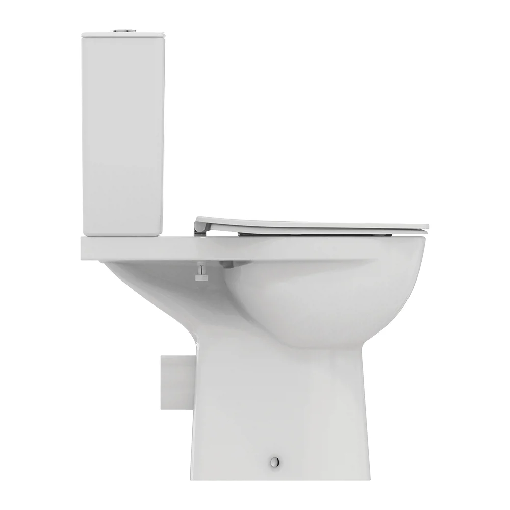 Ideal Standard Eurovit+ Comfort Height Close Coupled Toilet + Soft ...