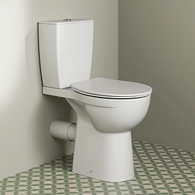 Ideal Standard Eurovit+ Comfort Height Close Coupled Toilet + Soft Close Seat