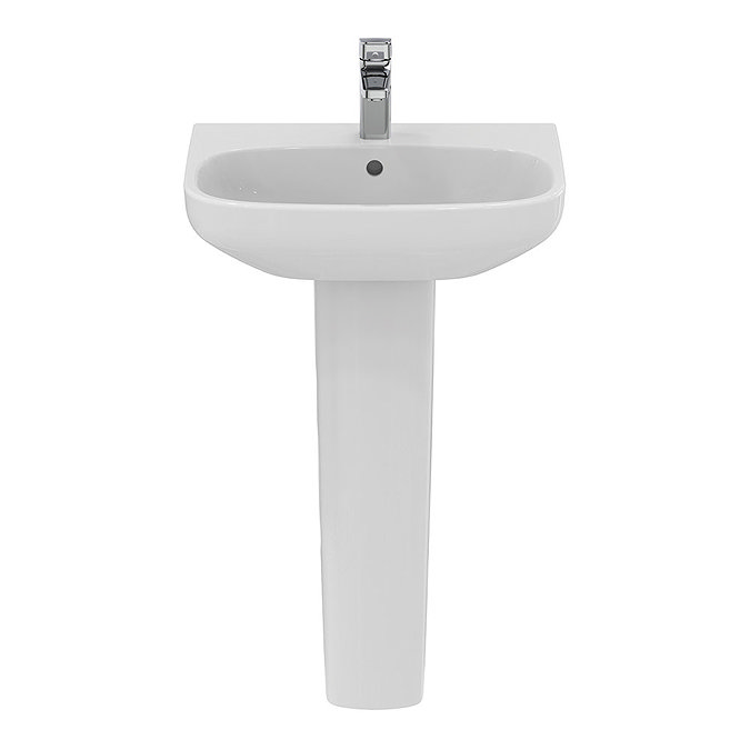Ideal Standard i.Life A 1TH Washbasin + Full Pedestal  Standard Large Image