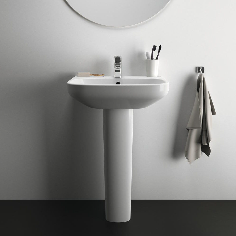 Ideal Standard i.Life A 1TH Washbasin + Full Pedestal