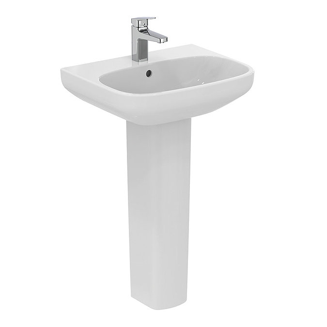Ideal Standard i.Life A 1TH Washbasin + Full Pedestal Large Image
