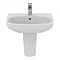 Ideal Standard i.Life A 1TH Washbasin + Semi Pedestal  Standard Large Image