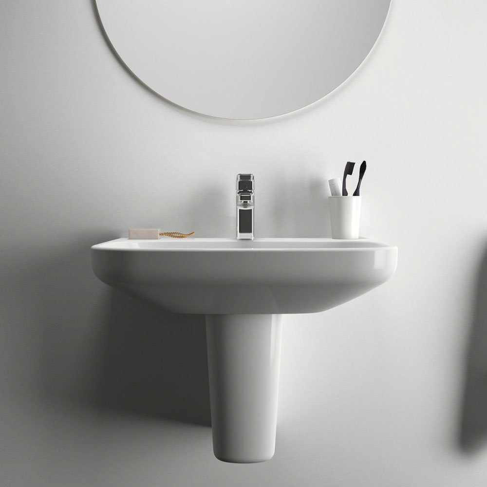 Ideal Standard i.Life A 1TH Washbasin + Semi Pedestal