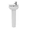 Ideal Standard i.Life A 350mm 1TH Handrinse Basin + Full Pedestal  Standard Large Image