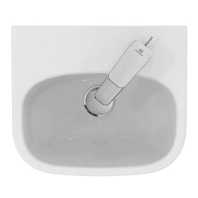 Ideal Standard i.Life A 350mm 1TH Handrinse Basin + Semi Pedestal  Profile Large Image