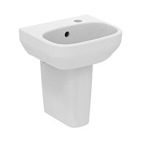 Ideal Standard i.Life A 350mm 1TH Handrinse Basin + Semi Pedestal Large Image