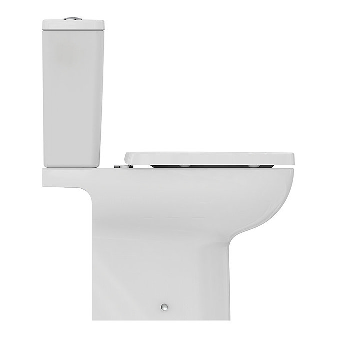 Ideal Standard i.Life A 4/2.6 Litre Rimless Close Coupled Open Back WC + Soft Close Seat  Feature La