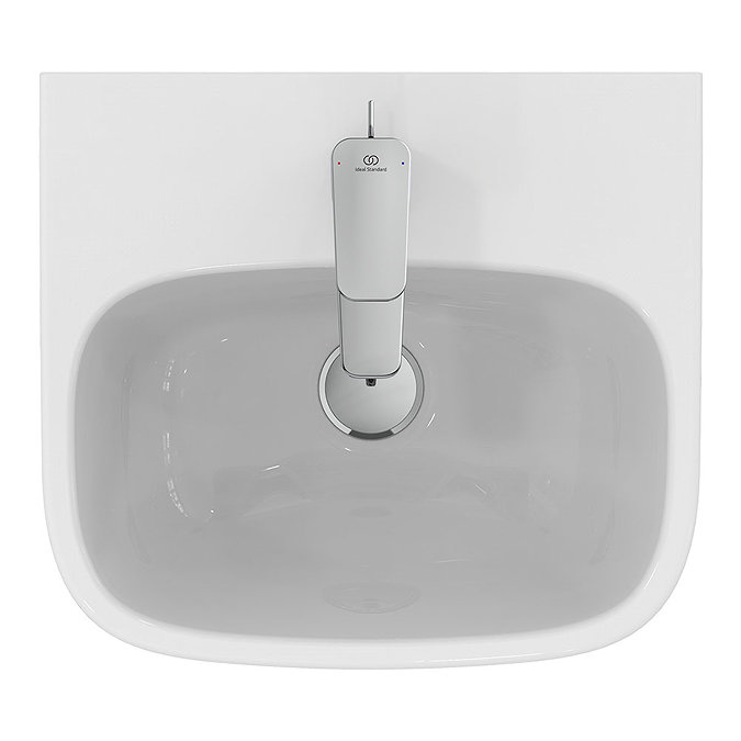 Ideal Standard i.Life A 400mm 1TH Handrinse Basin + Semi Pedestal  Profile Large Image