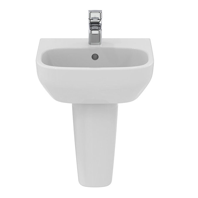 Ideal Standard i.Life A 400mm 1TH Handrinse Basin + Semi Pedestal  Standard Large Image