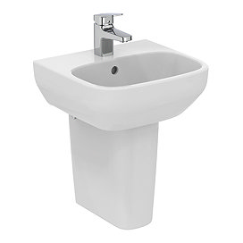 Ideal Standard i.Life A 400mm 1TH Handrinse Basin + Semi Pedestal Large Image