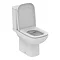 Ideal Standard i.Life A 6/4 Litre Rimless Close Coupled Open Back WC + Soft Close Seat  In Bathroom 