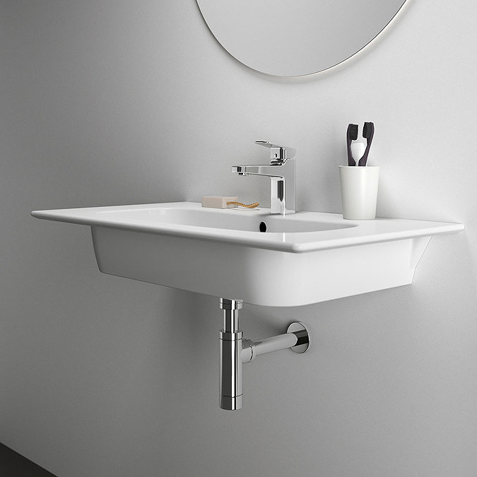 Ideal Standard i.Life A 840mm 1TH Wall Hung/Vanity Washbasin - T462001 In Bathroom Large Image