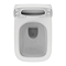 Ideal Standard i.Life A Rimless Toilet + Concealed WC Cistern with Wall Hung Frame (Black Flush Plate)