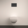 Ideal Standard i.Life A Rimless Toilet + Concealed WC Cistern with Wall Hung Frame (Black Flush Plate)