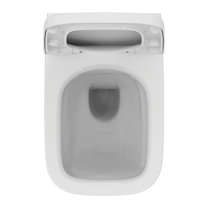 Ideal Standard i.Life A Rimless Toilet + Concealed WC Cistern with Wall Hung Frame (Chrome Flush Plate)