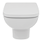 Ideal Standard i.Life A Rimless Toilet + Concealed WC Cistern with Wall Hung Frame (Chrome Flush Plate)