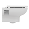 Ideal Standard i.Life A Rimless Toilet + Concealed WC Cistern with Wall Hung Frame (Chrome Flush Plate)