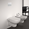 Ideal Standard i.Life A Rimless Toilet + Concealed WC Cistern with Wall Hung Frame (Chrome Flush Plate)