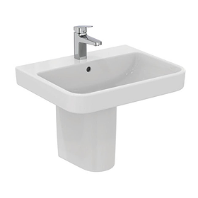 Ideal Standard i.Life B 1TH Washbasin + Semi Pedestal