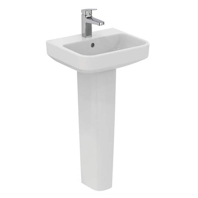 Ideal Standard i.Life B 450mm 1TH Handrinse Basin + Full Pedestal