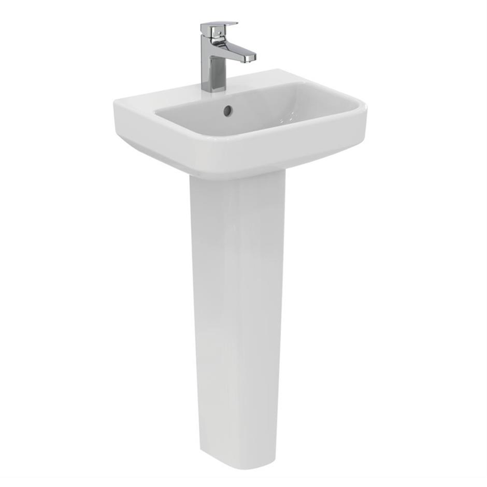 Ideal Standard I.Life B 450mm 1TH Handrinse Basin + Full Pedestal