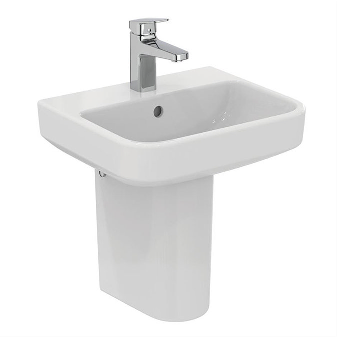 Ideal Standard i.Life B 450mm 1TH Handrinse Basin + Semi Pedestal