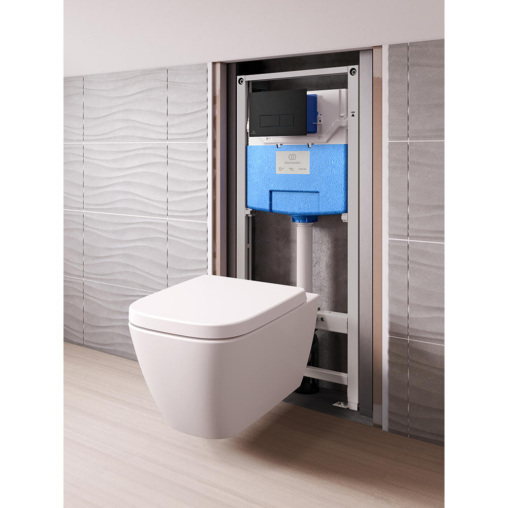 Ideal Standard I.Life B Rimless Toilet + Concealed WC Cistern With Wall ...