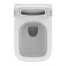 Ideal Standard i.Life B Rimless Toilet + Concealed WC Cistern with Wall Hung Frame (Black Flush Plate)