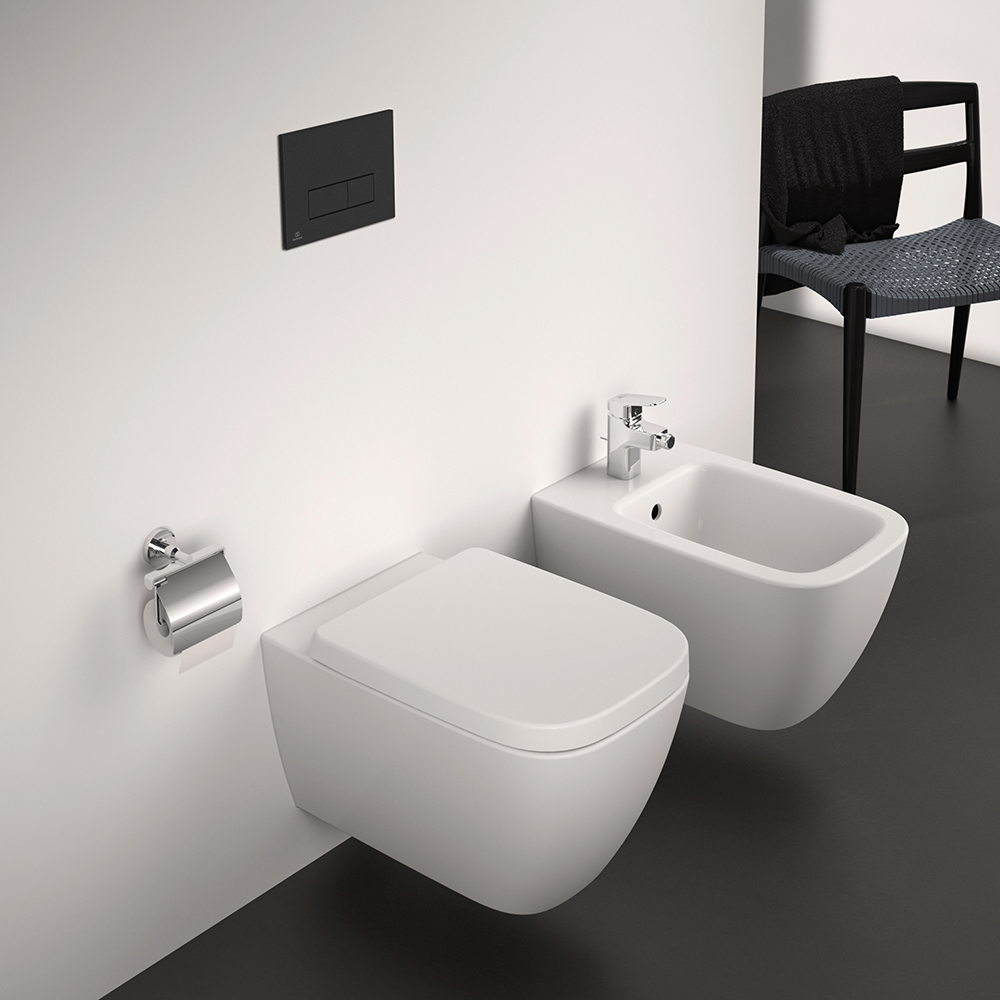 Ideal Standard I.Life B Rimless Toilet + Concealed WC Cistern With Wall ...