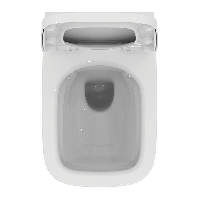 Ideal Standard i.Life B Rimless Toilet + Concealed WC Cistern with Wall Hung Frame (Chrome Flush Plate)