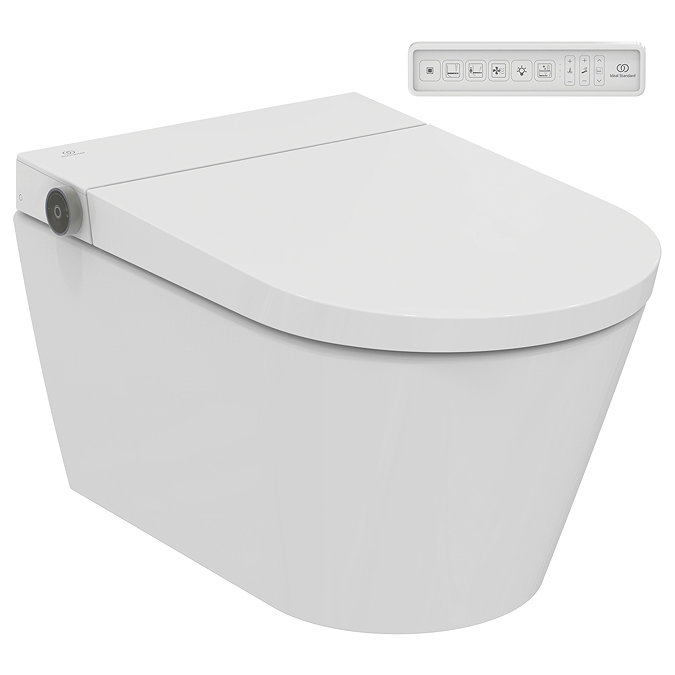 Ideal Standard i.life E Wall-Hung Smart Toilet + Soft Close Seat
