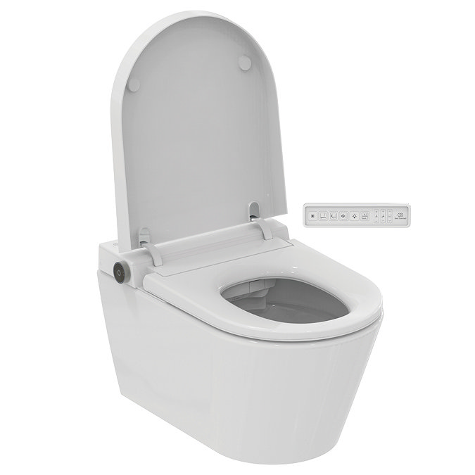 Ideal Standard i.life E Wall-Hung Smart Toilet + Soft Close Seat