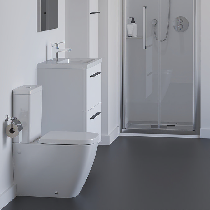 Ideal Standard i.life O 4/2.6 Litre BTW Close Coupled Toilet + Quick Release Seat