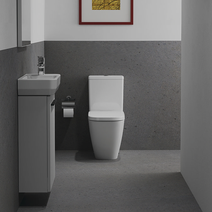 Ideal Standard i.life O 4/2.6 Litre BTW Close Coupled Toilet + Quick Release Seat