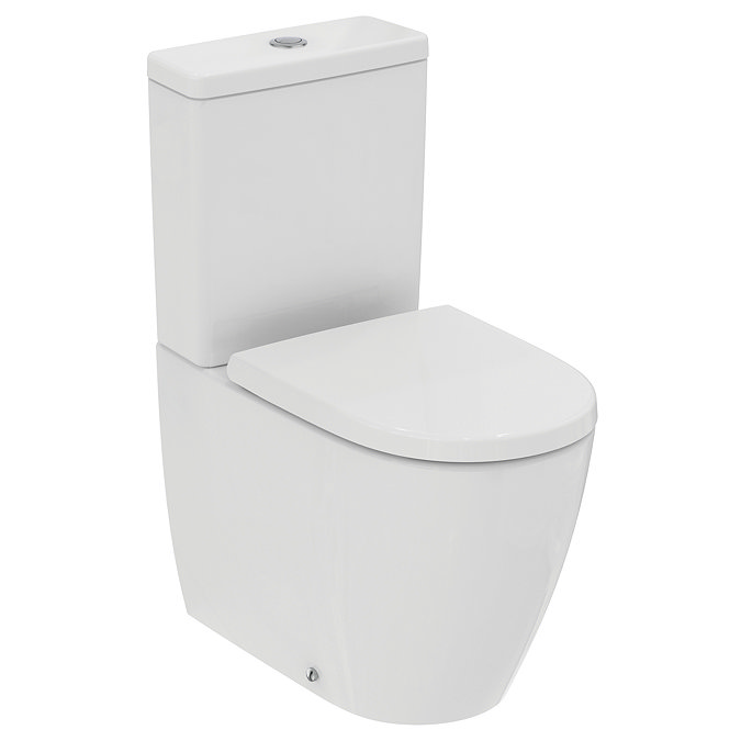 Ideal Standard i.life O 4/2.6 Litre BTW Close Coupled Toilet + Quick Release Seat