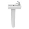 Ideal Standard i.Life S 450mm Right Hand 1TH Washbasin + Full Pedestal  Standard Large Image