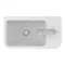 Ideal Standard i.Life S 450mm Wall Hung Right Hand 1TH Washbasin + Chrome Bottle Trap Profile Large