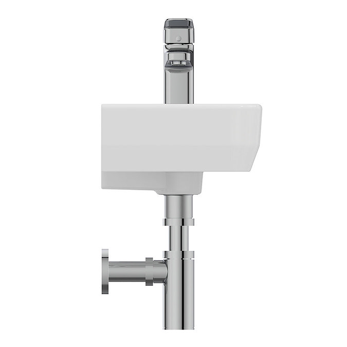 Ideal Standard i.Life S 450mm Wall Hung Right Hand 1TH Washbasin + Chrome Bottle Trap  Feature Large