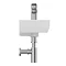 Ideal Standard i.Life S 450mm Wall Hung Right Hand 1TH Washbasin + Chrome Bottle Trap Feature Large