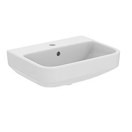 Ideal Standard i.Life S 500mm Compact 1TH Washbasin - T518501 Medium Image