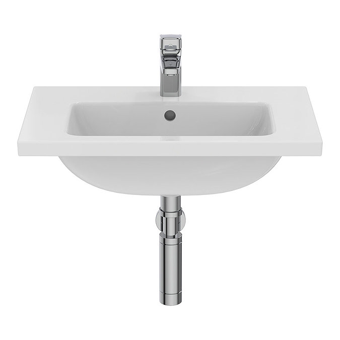 Ideal Standard i.Life S 800mm 1TH Wall Hung Basin + Chrome Bottle Trap  Feature Large Image
