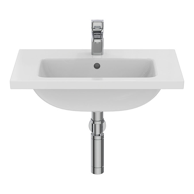 Ideal Standard i.Life S 800mm 1TH Wall Hung Basin + Chrome Bottle Trap Feature Large Image