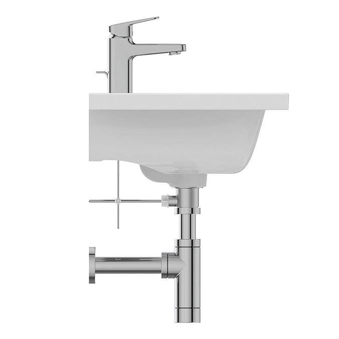 Ideal Standard i.Life S 800mm 1TH Wall Hung Basin + Chrome Bottle Trap  Standard Large Image